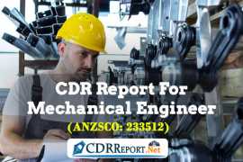 CDR Report For Mechanical Engineer- CDRReport.Net, Sydney