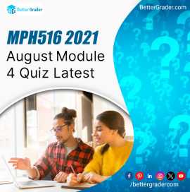 How Experts Help You in MPH516 August Module 4 Qui, San Diego