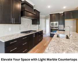 Elevate Your Space with Light Marble Countertops, North York