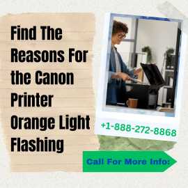 Find The Reasons For the Canon Printer Orange Ligh, Haltom City