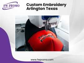 Custom Embroidery Arlington Texas, Haltom City
