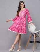 Look Great in Elegant Cotton Flared Dresses , $ 816