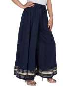 Buy Cotton Flared Palazzo from Swasti Clothing, $ 299