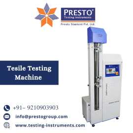  Get the Best Tesile Testing Machine - Testing Ins, Faridabad