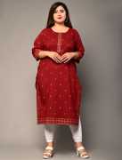Shop Printed Straight Kurta from Swasti Clothing, ₹ 699