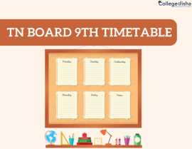 TN Board 9th Timetable, Noida