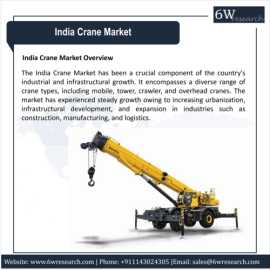 India Crane Market (2023-2029) | 6wresearch, Delhi