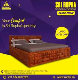 Premium Double Bed Manufacturers in Secunderabad, Hyderabad