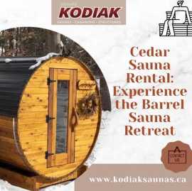 Experience the Barrel Sauna Retreat, Ottawa