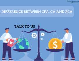 Difference Between CFA, CA and FCA, Noida