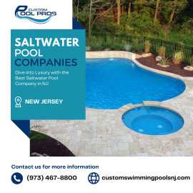 Saltwater Pool Companies in NJ, Linden