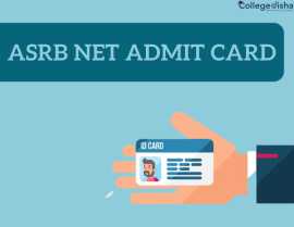 ASRB NET Admit Card, Noida