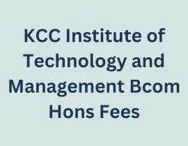 KCC Institute of Technology and Management Bcom Ho, Noida