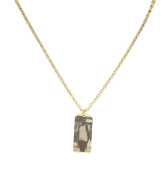 Make His Day with a Personalized 2D Bar Necklace, Los Angeles