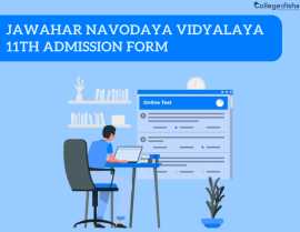 Jawahar Navodaya Vidyalaya 11th Admission Form, Noida
