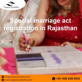 Special marriage act registration in Rajasthan, Jaipur
