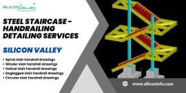 Steel Staircase - Handrailing Detailing Services, New York