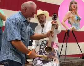 Elderly Man Destroys $4,000 Taylor Swift Guitar