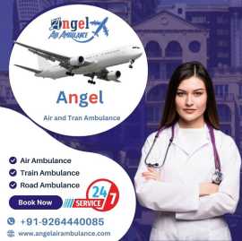 Angel Air and Train Ambulance Service in Delhi, Patna