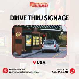 Drive Thru Signage, Austin