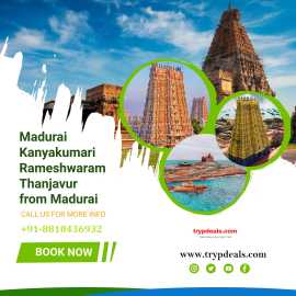 Kerala Kanyakumari Rameshwaram Madurai Tirupati