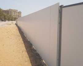 PVC Eco Fences in Construction Projects, Ras al-Khaimah