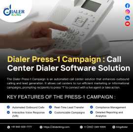Boost Your Business with Dialer Press-1 Campaign!, New York