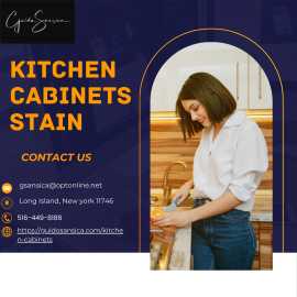 Kitchen Cabinets Stain, Long Island City