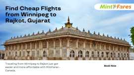 Book Cheap Flights from Winnipeg to Rajkot with Mi