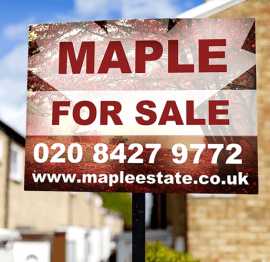 Professional Estate Agent Board Printing Services, London