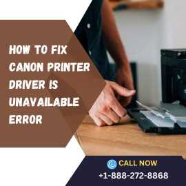 How To Fix Canon Printer Driver Is Unavailable, Haltom City