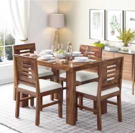 Buy Solid Wood Dining Table Set (4 Seater), Rp 28,334
