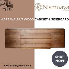 Buy Mare Walnut Wood TV Unit Cabinet & Sideboa, ps 0