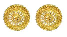 Traditional Gold-Plated Earrings for Women, $ 12