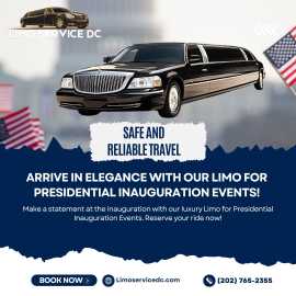 Limo for Presidential Inauguration Events, Washington