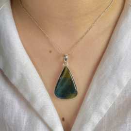 Buy the Blue Tiger Eye Jewelry online, Davenport