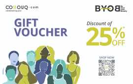 Cossouq BYOB Sale: Save 25% with Gift Vouchers, Ahmedabad