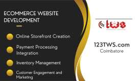 Ecommerce Web Development Services – 123Total Web , Coimbatore