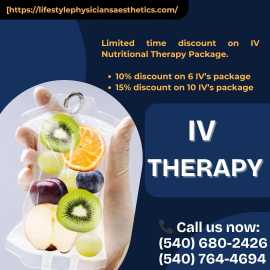Get Immediate Relief with IV Nutrition Therapy, Culpeper