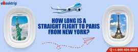 How long is a straight flight to Paris from New Yo, New York