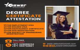 Degree Certificate Attestation in UAE, Dubai
