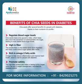 Manage Diabetes Naturally with Chia Seeds , Lucknow