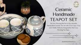 Beautiful Ceramic Handcrafted Tea Kettle Set, ₹ 1,499