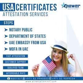 US Certificate Attestation, Dubai