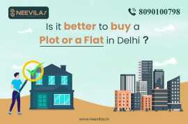 Is it better to buy a plot and a flat in Delhi?, Delhi
