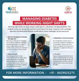 Night Shift with Diabetes? Manage it Right!, Lucknow