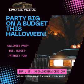 Affordable Halloween Party Bus DC, Washington