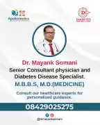 Dr. Mayank Somani Trusted Diabetologist Doctor , Lucknow