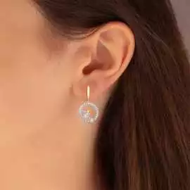 Affordable Lab Grown Diamond Drop Earrings Online, ₹ 44,749