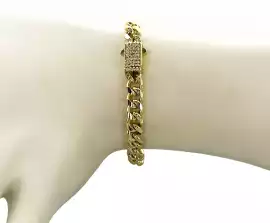 6 MM Monaco Lock Cuban Bracelet, $ 7